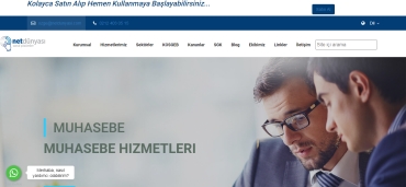 Muhasebe İçin Hazır Web Sitesi