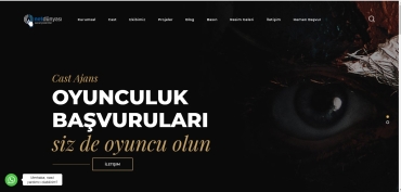 Cast Ajansları İçin Hazır Web Sitesi - ND15